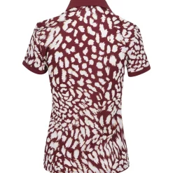 J. Lindeberg Tour Tech Print Shirt Polo Short Sleeve Golf Apparel