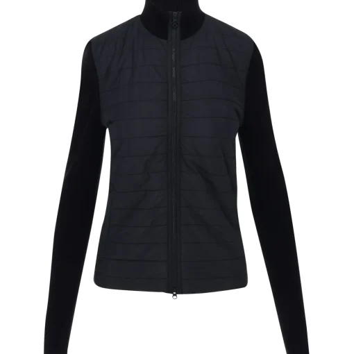J. Lindeberg Wren Knitted Hybrid Outerwear Jacket Golf Apparel