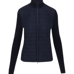 J. Lindeberg Wren Knitted Hybrid Outerwear Jacket Golf Apparel