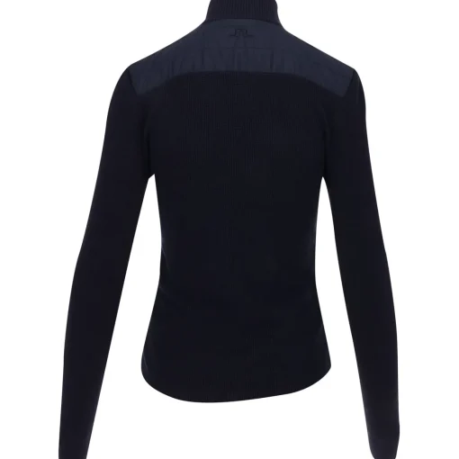 J. Lindeberg Wren Knitted Hybrid Outerwear Jacket Golf Apparel