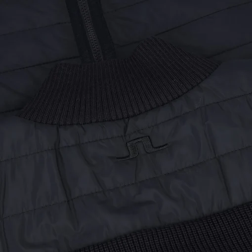 J. Lindeberg Wren Knitted Hybrid Outerwear Jacket Golf Apparel