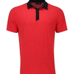 JDX Adam Duo Heather Shirt Polo Short Sleeve Golf Apparel
