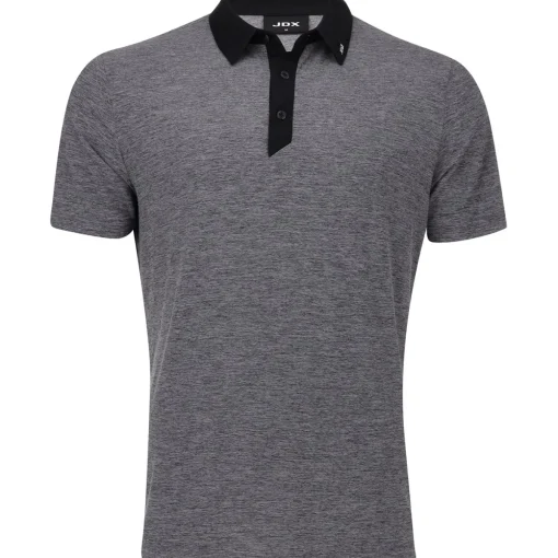 JDX Adam Duo Heather Shirt Polo Short Sleeve Golf Apparel