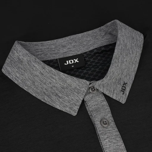 JDX Adam Duo Heather Shirt Polo Short Sleeve Golf Apparel