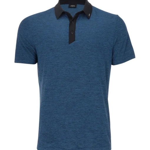 JDX Adam Duo Heather Shirt Polo Short Sleeve Golf Apparel