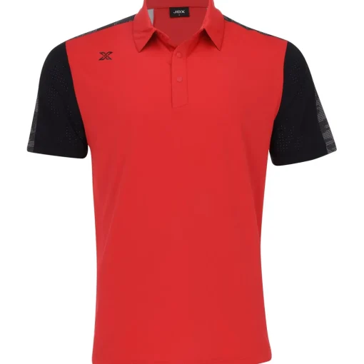 JDX Miles Shoulder Block Shirt Polo Short Sleeve Golf Apparel