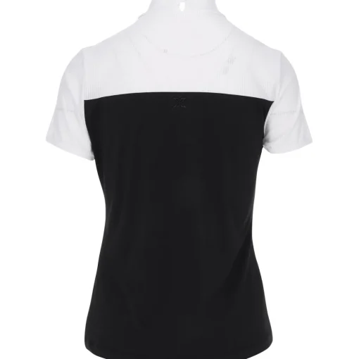 JDX Sherri SS Combo Grid Shirt Polo Long Sleeve Golf Apparel