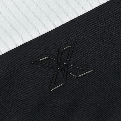 JDX Sherri SS Combo Grid Shirt Polo Long Sleeve Golf Apparel