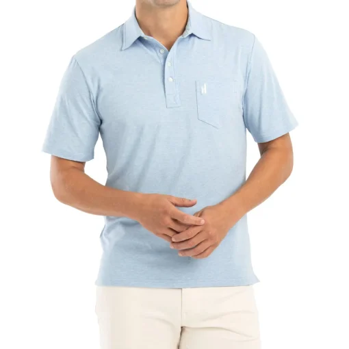 Johnnie-O Heathered Original Shirt Polo Short Sleeve Golf Apparel