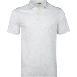 Linksoul Dry-Tek Half Moon Print Shirt Polo Short Sleeve Golf Apparel
