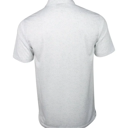 Linksoul Dry-Tek Half Moon Print Shirt Polo Short Sleeve Golf Apparel