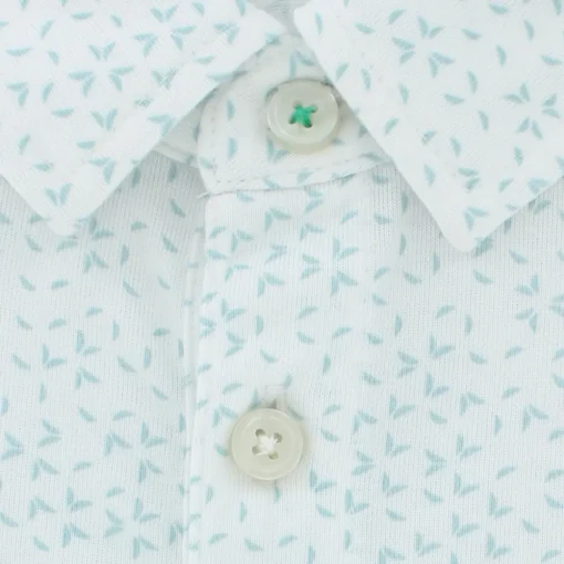 Linksoul Dry-Tek Half Moon Print Shirt Polo Short Sleeve Golf Apparel
