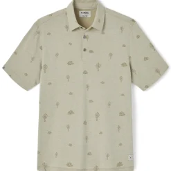 Linksoul Printed Astoria Shirt Polo Short Sleeve Golf Apparel