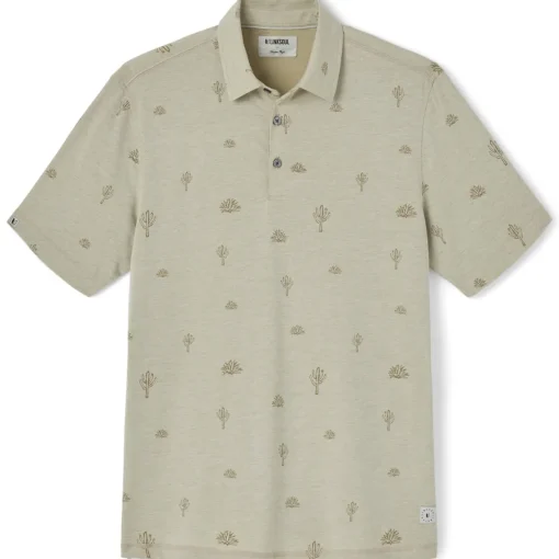Linksoul Printed Astoria Shirt Polo Short Sleeve Golf Apparel