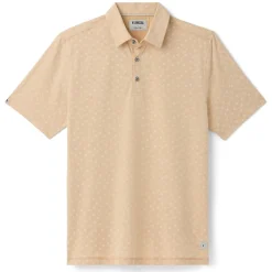 Linksoul Printed Astoria Shirt Polo Short Sleeve Golf Apparel