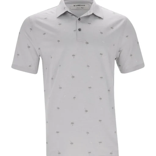 Linksoul Printed Astoria Shirt Polo Short Sleeve Golf Apparel