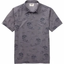Linksoul Printed Astoria Shirt Polo Short Sleeve Golf Apparel