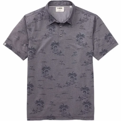 Linksoul Printed Astoria Shirt Polo Short Sleeve Golf Apparel