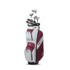 New and Used Callaway REVA Eggplant 11 Piece w/ Cart Bag Club Set Golf Clubs