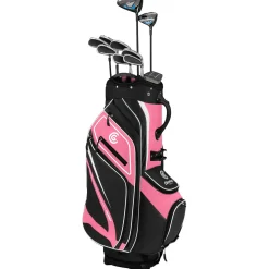 New and Used Cleveland Launcher HALO Black/Pink Club Set Golf Clubs
