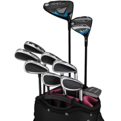 New and Used Cleveland Launcher HALO Black/Pink Club Set Golf Clubs