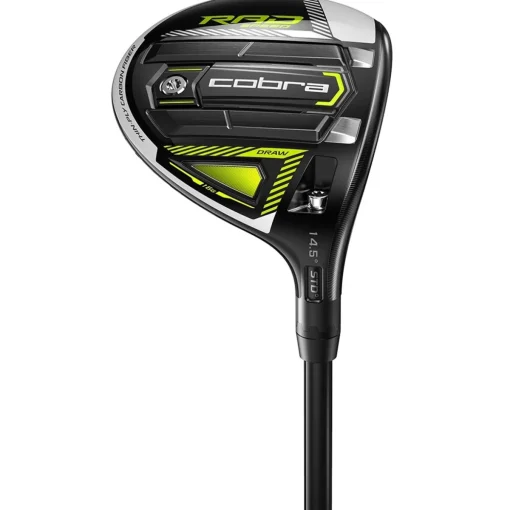 New and Used Cobra RADSpeed Draw Black/Turbo Yellow Fairway Wood Golf Clubs