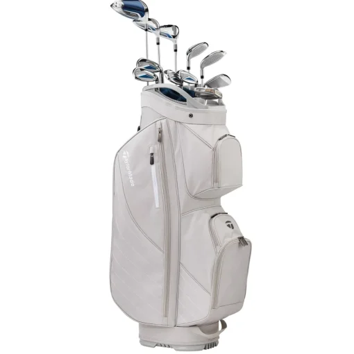 New and Used TaylorMade Kalea Premier Light Grey 11 Piece Club Set Golf Clubs