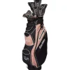 New and Used Tour Edge Moda Silk Black/Rose Gold Club Set Golf Clubs