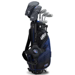 New and Used U.S. Kids Golf UL7-45 6 Club Black Club Set Golf Clubs