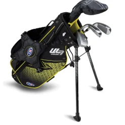 New and Used U.S. Kids Golf UL7-42 4 Club Black Club Set Golf Clubs