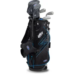 New and Used U.S. Kids Golf UL7-48 5 Club Black Club Set Golf Clubs