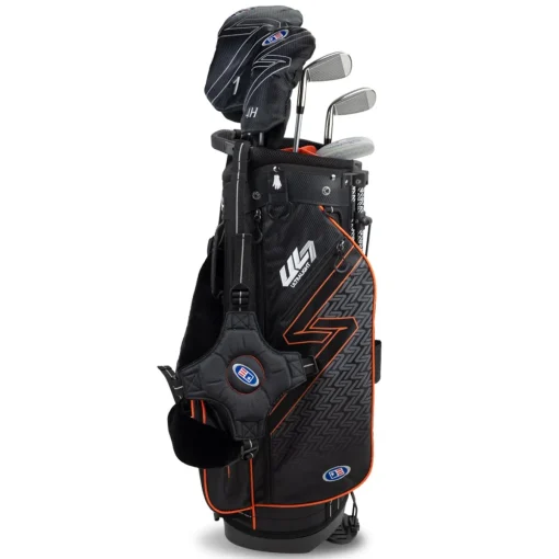 New and Used U.S. Kids Golf UL7-51 5 Club Black Club Set Golf Clubs
