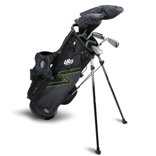 New and Used U.S. Kids Golf UL7-57 5 Club Black Club Set Golf Clubs