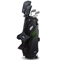 New and Used U.S. Kids Golf UL7-57 5 Club Black Club Set Golf Clubs