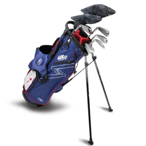 New and Used U.S. Kids Golf UL7-57 7 Club Navy/Red Club Set Golf Clubs
