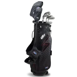 New and Used U.S. Kids Golf UL7-60 7 Club Black Club Set Golf Clubs