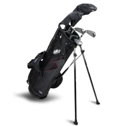 New and Used U.S. Kids Golf UL7-60 5 Club Black Club Set Golf Clubs