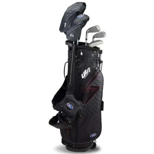 New and Used U.S. Kids Golf UL7-60 5 Club Black Club Set Golf Clubs
