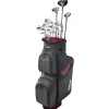 New and Used Wilson Profile Red with Cart Bag Club Set Golf Clubs
