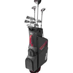 New and Used Wilson Profile Red with Stand Bag Club Set Golf Clubs