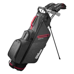 New and Used Wilson Profile Red with Stand Bag Club Set Golf Clubs