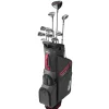 New and Used Wilson Profile Red Long with Stand Bag Club Set Golf Clubs