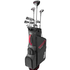 New and Used Wilson Profile Red Long with Stand Bag Club Set Golf Clubs