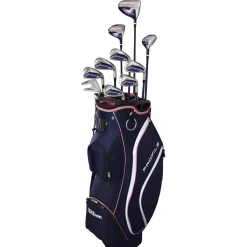 New and Used Wilson Profile Navy/Pink with Cart Bag Club Set Golf Clubs