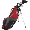 New and Used Wilson Profile JGI JR Small Red Club Set Golf Clubs