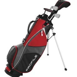 New and Used Wilson Profile JGI JR Small Red Club Set Golf Clubs