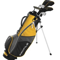 New and Used Wilson Profile JGI JR Middle Yellow Club Set Golf Clubs
