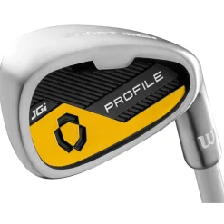 New and Used Wilson Profile JGI JR Middle Yellow Club Set Golf Clubs