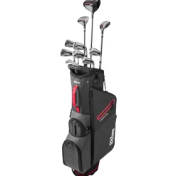 New and Used Wilson Profile Red with Stand Bag Club Set Golf Clubs