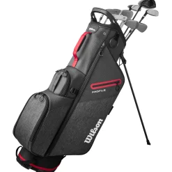 New and Used Wilson Profile Red with Stand Bag Club Set Golf Clubs